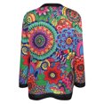 thumbnail image 4 of Chaquetas para mujer, chaqueta de entrenamiento diario para vacaciones, cárdigan de otoño e invierno, abrigo de punto abierto, Top informal de manga larga con estampado Floral Odeerbi ODB-3, 4 of 9
