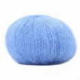 thumbnail image 4 of Namzi Plush Yarn - 1 roll blue Yarn Variety Pack, Ultra-Soft Fluffy Fleece Yarn for Crocheting/Knitting, Ideal for Making Scarves//Plush Crafts, Durable, 4 of 4
