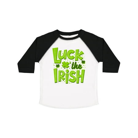 

Inktastic St. Patrick s Day Luck O the Irish Shamrock Replacing O Gift Toddler Boy or Toddler Girl T-Shirt