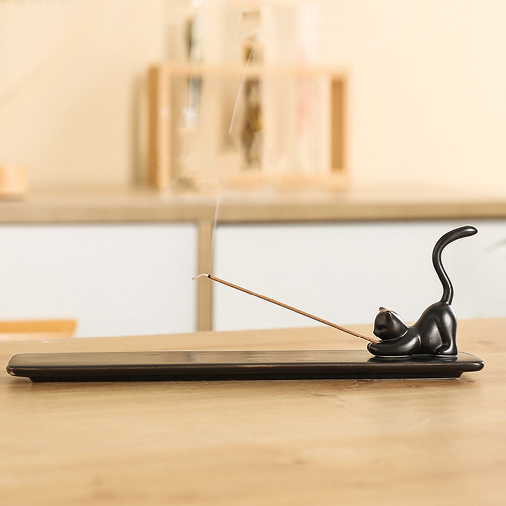 Oasiva Incenses Burners Ceramic Incenses Stick Holder Ashes Catchers Stand for Yoga