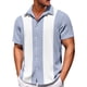 thumbnail image 2 of Men's Hawaiian Printed Button Short Sleeve Shirts Men's Casual Fashion Short Sleeve Shirts 5XL, 2 of 4