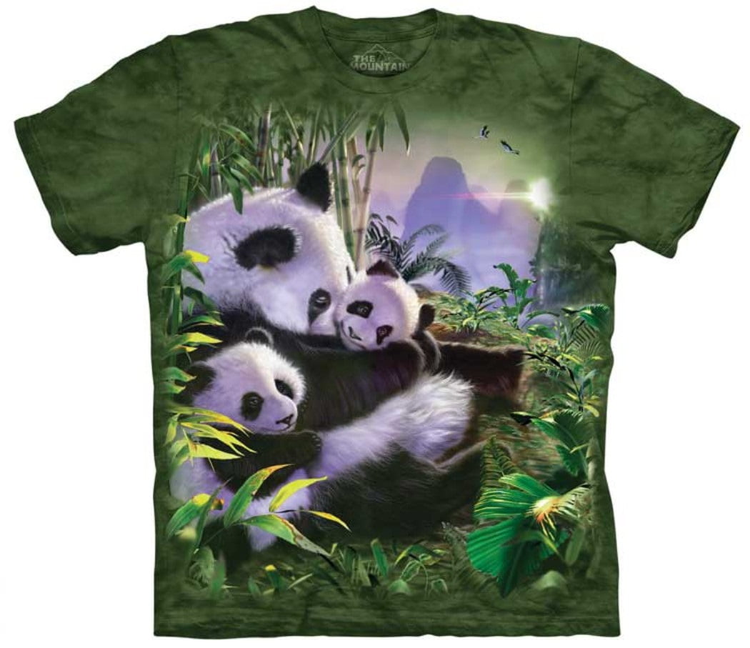 Mountain Panda & Cub   Sweatshirt  or  Longsleeved Tshirt  Sizes/Colors 