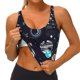 thumbnail image 3 of Fotbe Galaxy2 Sujetador Deportivo Largo sin Aros para Mujer con Almohadillas y Soporte Medio, Transpirable y Absorbente, Camiseta Tipo Chaleco o Tank Top-Large, 3 of 8