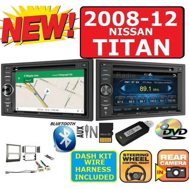 AM/FM CD/DVD GPS NAVIGATION SYSTEM BLUETOOTH USB/SD EQ CAR RADIO STEREO
