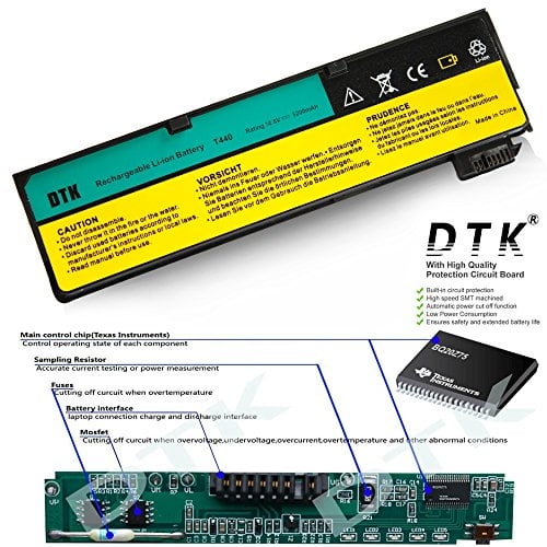 DTK 0C52862 0C52861 68+ Reemplazo de Batería para Laptop Lenovo IBM Th