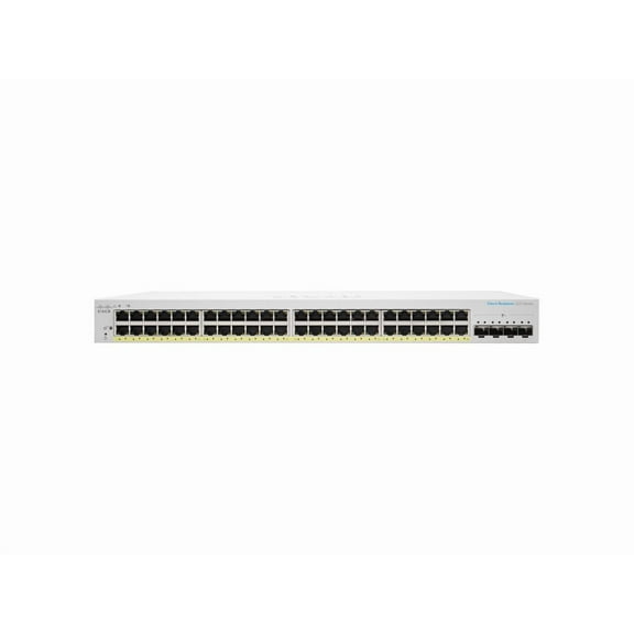 Cisco CBS220-48P-4X Smart Switch | 48 Port GE | PoE | 4x10G SFP  | 3-Year Limited Hardware Warranty (CBS220-48P-4X-NA)