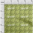 thumbnail image 2 of oneOone Rayon Lime Fabric Travel Sewing Material Print Fabric By The Yard 56 Inch Wide, 2 of 5