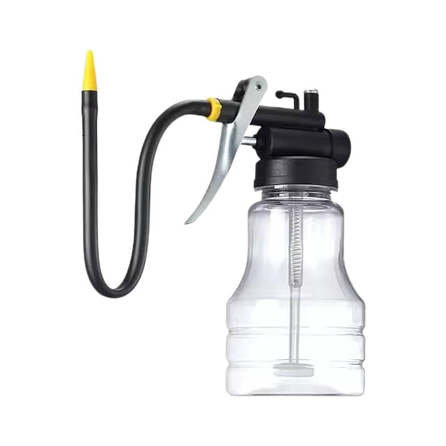 Ruifaya Aceitera manual de 250 ml con bomba de alta presión y engrasador ajustable