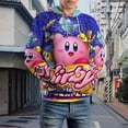 thumbnail image 7 of Kirby Hoodie 3D Print Pullover Hooded Long Sleeve Sweatshirts Tops Blouse with Pocket for Mens Womens, 7 of 7