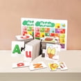 thumbnail image 4 of Tarjetas de aprendizaje del alfabeto 26 tarjetas flash de letras mayúsculas y minúsculas para niños que aprenden a leer, deletrear y Baoblaze Juego de alfabeto para niños, 4 of 8