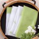 thumbnail image 4 of Floral Sheer Curtains Voile Embroidery Tab Top Window Panels for Bedroom Living Room Decoration 2 Panels, Green, W140cm x H225cm, 4 of 5