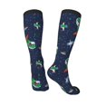 thumbnail image 4 of Balery Dinosaur Astronaut Space Surfing Fun Novelty Socks Men'S Women'S Crew Socks Funny Crazy Novelty Socks Quirky And Cool Socks, 4 of 9