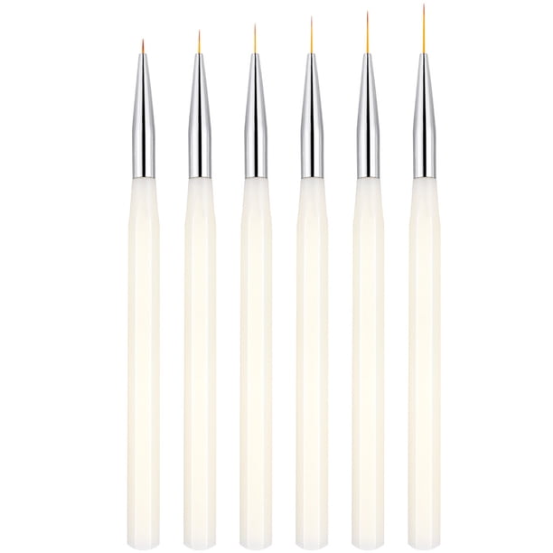 pinceles para dibujar y pintar uñas, para manicura y líneas finas.