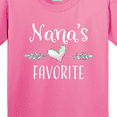 thumbnail image 4 of Inktastic Nana's Favorite Heart Grandchild Youth T-Shirt, 4 of 5