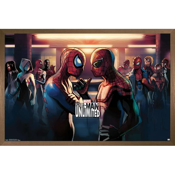 Marvel Comics Video Game - Spider-Man: Unlimited - Subway Wall Poster, 22.375" x 34", Framed