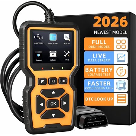 ZM201 Professional OBD2 Scanner Diagnostic Tool, Check Engine Code Reader with Reset OBDII/EOBD Diagnostic Scan Tools for After 1996, 2026 Upgraded