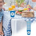 thumbnail image 5 of Clearance Under 10$! Father's Day For Parties Tissue Paper Cup Set 147 Pcs Disposable For Party Father's Day Plates Tablecloth Streamer Paper Cups Knives Spoons Fork For Birthday Of Father, 5 of 5