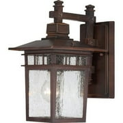 Nuvo 60-4952 - Cove Neck - 1 Light - 12" Outdoor Hang W/ Clear Seed Glass