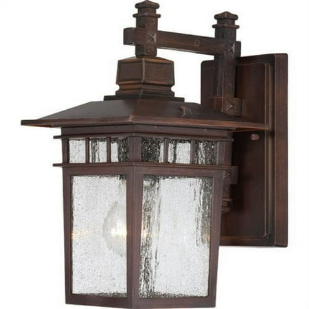 Nuvo 60-4952 - Cove Neck - 1 Light - 12" Outdoor Hang W/ Clear Seed Glass