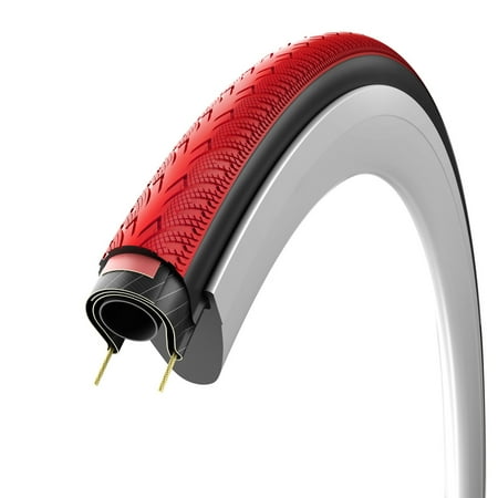 28 White Clincher Tire - Vittoria Zaffiro III Wire Bead Road Bicycle Clincher Tire