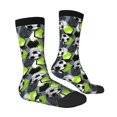 thumbnail image 4 of Yiaed Football Print Great elasticity Crew Socks Sports socks for Men and Women, 4 of 5