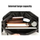 thumbnail image 4 of Bolso crossbody de cuero texturizado premium con correa ajustable - Bolso de hombro ligero y espacioso para mujer, viajes y trabajo, 11x9,8x2,4 pulgadas, marrón, 4 of 6