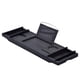 thumbnail image 1 of Bathtub Rack Non Slip Telescopic Tray Fits Most Bathroom Sizes Black 75x23cm, 1 of 5