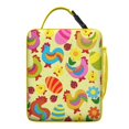 thumbnail image 6 of Chicken Insulated Lunch Bag Box Men Reusable Lunch Bag with Front Pocket Lunch Box Containers Picnic Beach, 6 of 6