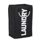 thumbnail image 1 of Bolsa de lavandería plegable práctico Lavado de ropa sucia Cesta de lavandería Bolsa de almacenamien Tomshoo  Negro, 1 of 7