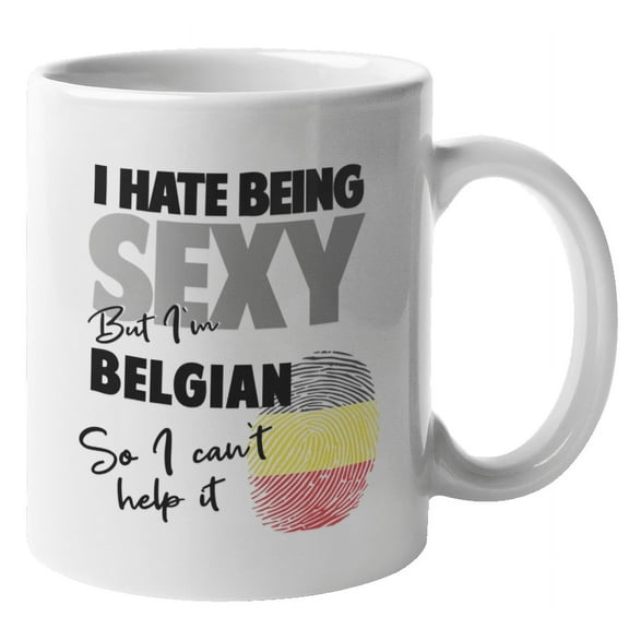 I'm Belgian. So I Can't Help It. Coffee & Tea Gift Mug (11oz)