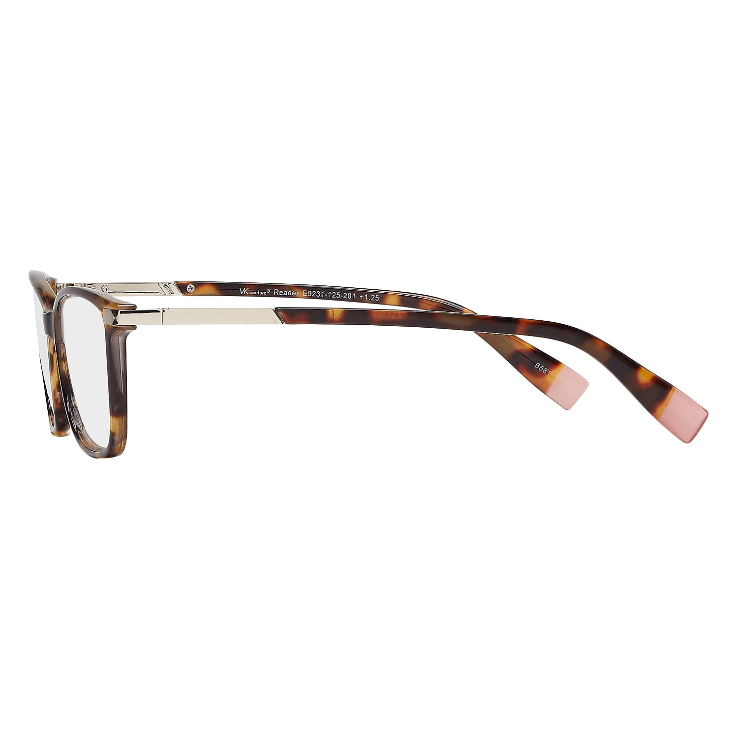 SAV VK Couture Fiona +2.00 Reading Glasses Dark Brown Tortoise (E9231)