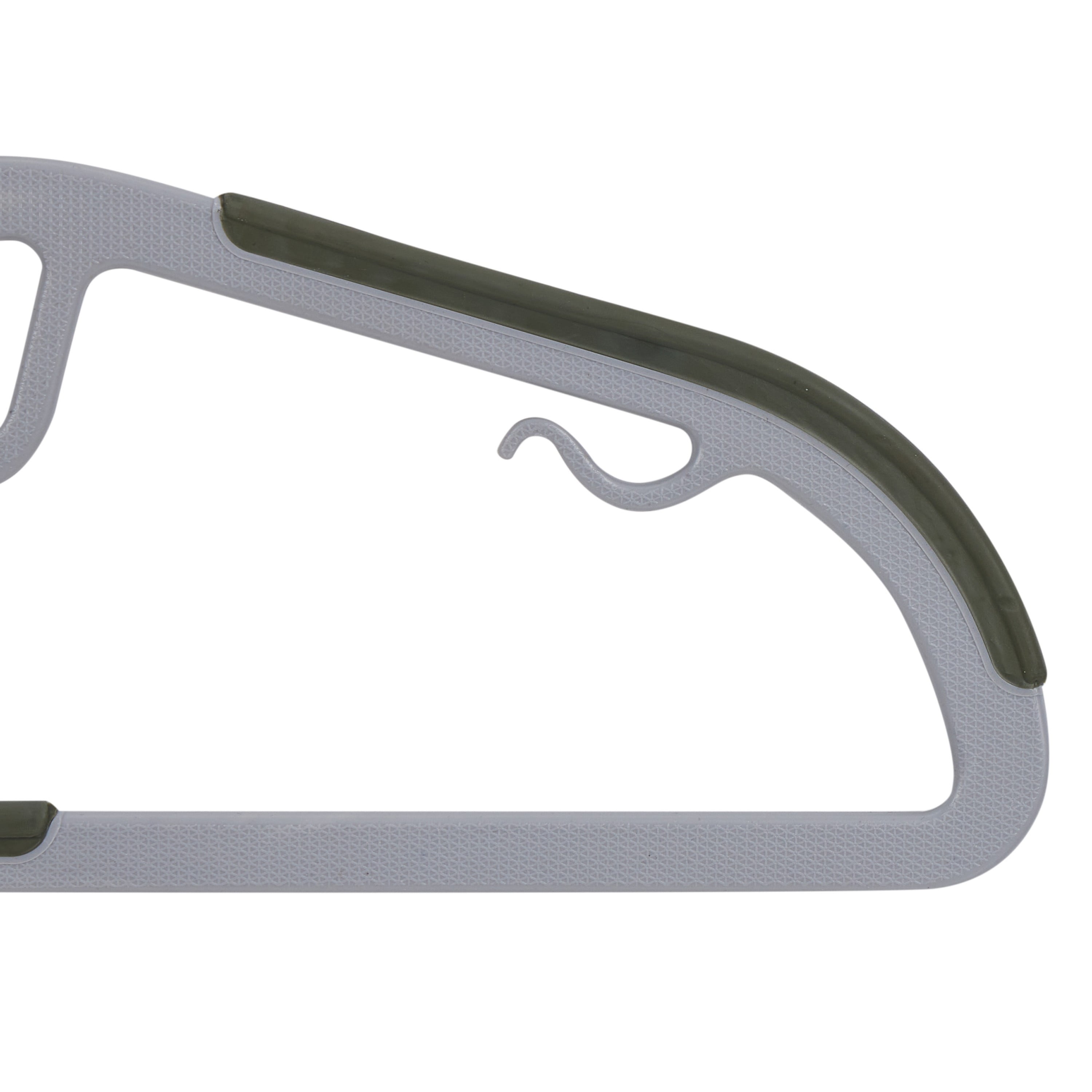 Simplify 16 Pack Collar Saver Hangers in Light Grey