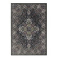 thumbnail image 2 of BNM Medallion Washable Indoor Area Rug, 6' x 9', Black, 2 of 12