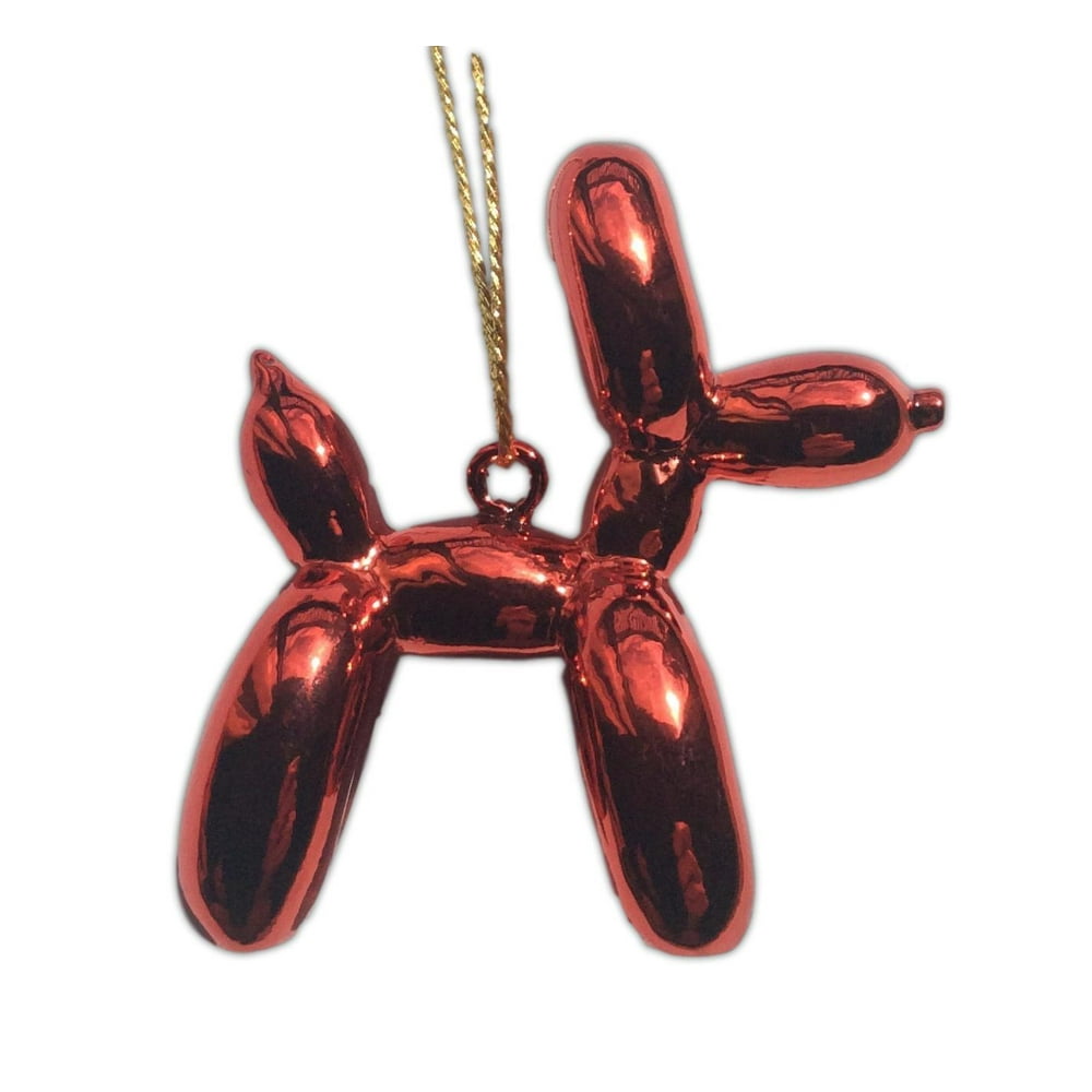 BUPPIES! Balloon Dog Animal CHRISTMAS ORNAMENT RED