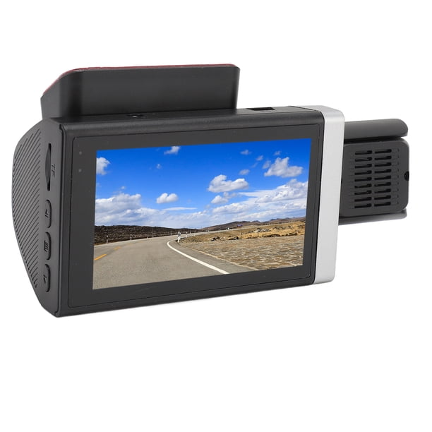 Cámara De Salpicadero De 3 Canales, Grabadora De Coche Con Triple Cámara HD Versión Nocturna 1080P Pantalla De 3,0 Pulgadas Gran Angular Para Coches