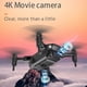 thumbnail image 5 of Quadcopter APP 2.4G WiFi USB Drones plegables Presión de aire Retorno / Adelante 3D Rolling Juguetes de aviones ajustables con hélices Cámaras duales Inevent FN001632-03B, 5 of 7