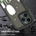 thumbnail image 4 of Compatible with iPhone 13 Pro Max Case 6.7 Inch, Cute White Floral Flower Pattern Phone Case for Women Girls, Shockproof Full Camera Protective Girly Cover for 13 Pro Max-Black, 4 of 5