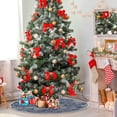 thumbnail image 4 of FMSHPON Easter Tree Skirt Colorful Eggs Bunny Xmas Christmas Tree Skirt Stand Mat for Holiday Party Decoration Indoor Outdoor 48 inches, 4 of 6