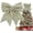 Champagne-1PC, variant on 6pcs Shiny Bow Christmas Glitter Twist Tie Bows for Decoration Gift Box Wrapping, Christams Baskets Decor, Wedding Birthday Festival Party Decoration (5x5Inch)