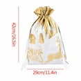 thumbnail image 3 of Christmas Gift Bags,Christmas Bags 6Pcs Christmas Drawstring Gift Bags Assorted Sizes Wrapping Bags 6 Design Goody Bags for Presents Xmas Gift Bags for Party, 3 of 9