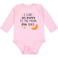 thumbnail image 3 of Inktastic I Love My Pappy to the Moon and Back Boys or Girls Long Sleeve Baby Bodysuit, 3 of 5