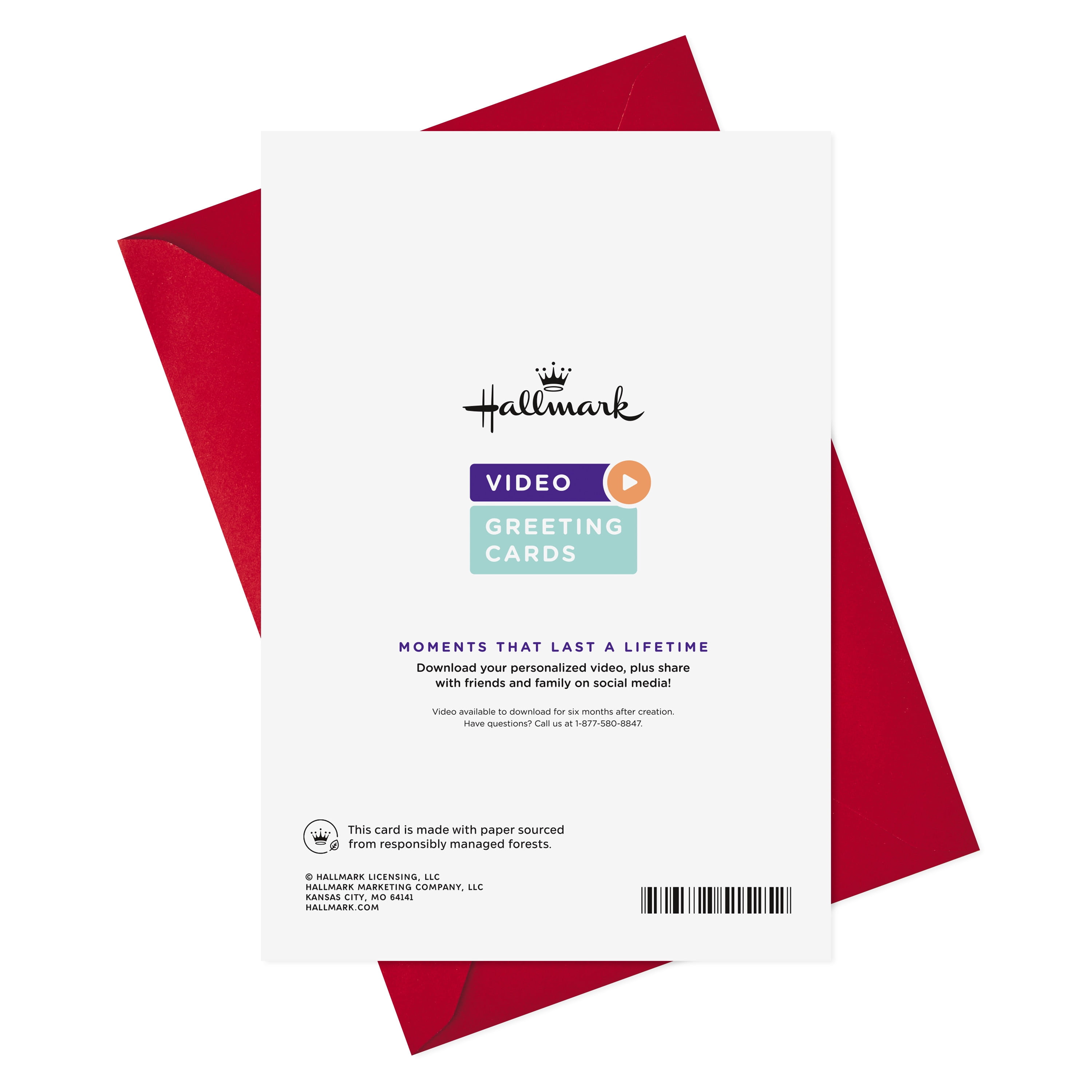 Hallmark Personalized Video Holiday Card, Hot Cocoa (Record Your Own Video Greeting)