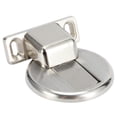 thumbnail image 4 of 2 juegos de tope de puerta magnético de acero inoxidable, soporte de cierre, tapón de puerta magnético, accesorios de tope de puerta (Couleur brossée), 4 of 5