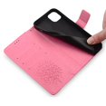thumbnail image 4 of KAIYANG Funda de cuero para iPhone 14 Plus con 3 ranuras para tarjetas y estampado de ciervos y árboles - Estilo D en oro rosa para iPhone 14 Plus rosa, 4 of 5