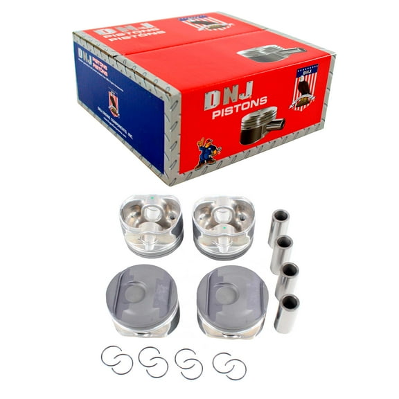 DNJ P348 Std. Complete Piston Set Fits Cars & Trucks 13-15 Buick Cadillac ATS CTS 2.0L DOHC 16v