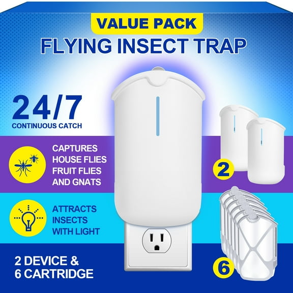 2Pcs Trap   6Pcs Refills Trap | Compatible with ZEVOM364A Refill - Use in Any Room