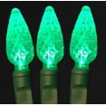thumbnail image 5 of Novelty Lights Green C6 LED Christmas String Lights 100 Strawberry Bulbs (Green Wire, 50 Feet), 5 of 6