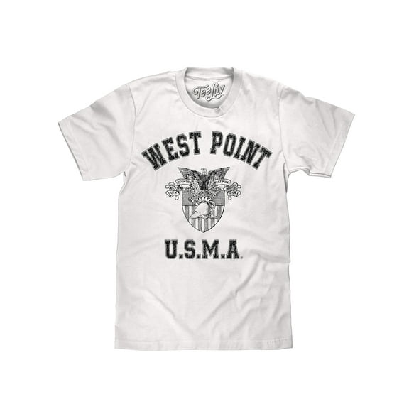 Tee Luv Men's Faded West Point United States Military Academy Logo Shirt (M)