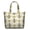 Yellow, variant on Cute Puppy Pattern Duffel Bag, Lightweight Travel Tote, Dog Print Design for Daily Use and Weekend Trips