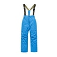 thumbnail image 2 of Luxalzxs Kids Snowboard Ski Pants with Detachable Suspenders, Children Snow Bib Pants Winter Waterproof Windproof Ski Pants Insulated Snowboard Overalls for Boys Girls, 3-12 Years, 2 of 3